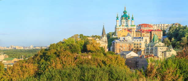 Фотообои панорама на Андреевскую церковь (ukr-39)