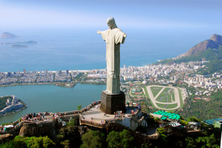 Фотообои Бразилия статуя Христа Искупителя (city-0000041)