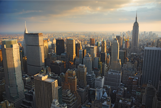 Фотообои Нью-Йорка, Манхеттен сверху (city-0000972)