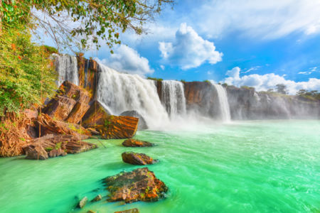 Фотообои водопад панорама фото (nature-0000713)