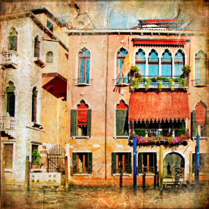 Фотообои Венеция Италия (retro-vintage-0000116)