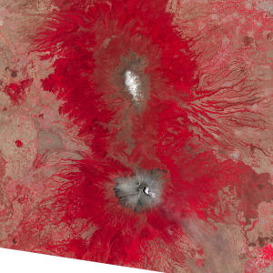 Фотообои 3д вулканы красные (terra-00048)