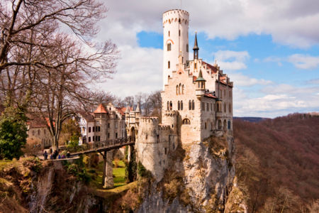 Фотообои Лихтенштайн, замок в Германии (city-0000115)