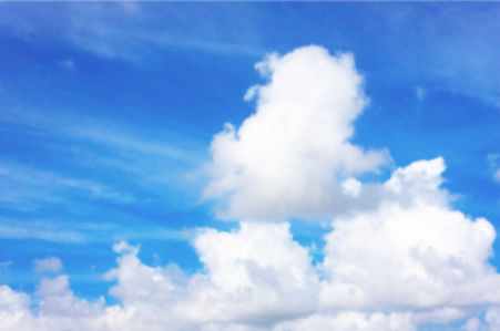 Фотообои облака как пух на небе (sky-0000060)