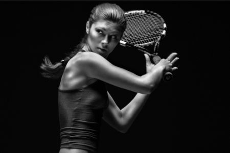 Фотообои теннисистка модель (sport-0000014)