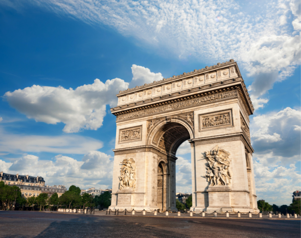 Фотообои Триумфальная арка эмблема Парижа (city-0001314)