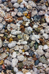 Фотошторы морские камушки (bathroom-curtain-00012)