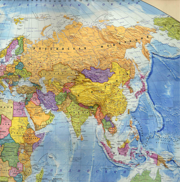 география, карты, карта, политическая, Россия, Европа (map-0000016)