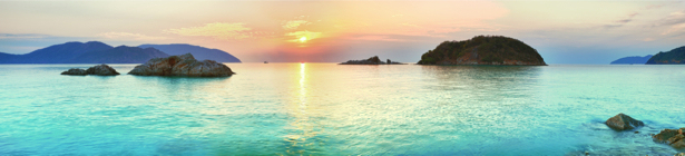 Фотообои море берег красивый закат (sea-0000312)