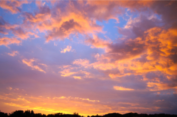 Фотообои вечерний закат небо (sky-0000084)