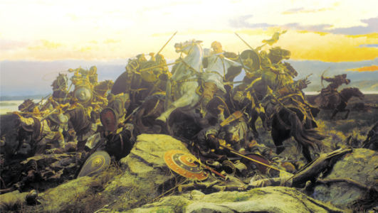 Бой Святослава с печенегами (ukraine-0030)