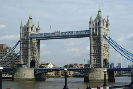 Фотообои мост в центре Лондона (city-0001035)