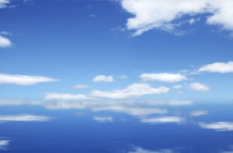 Фото обои небо и отражение в воде (sky-0000002)
