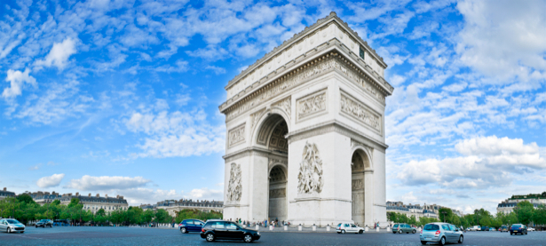 Фотообои Париж, Франция, Триумфальная арка (city-0000274)