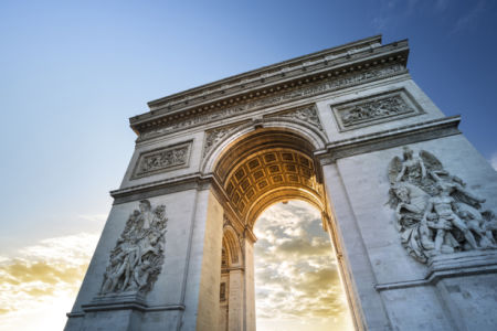 Фотообои - Триумфальная арка Париж (city-0001310)