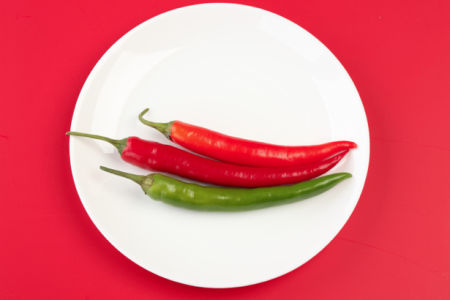 Красный зеленый перец фотообои кухня (food-0000075)