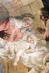 Фотообои фреска в церкви Чертоза (fresco-003)