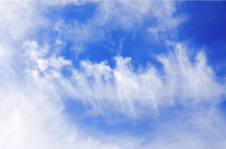 Фотообои голубые облака - синее небо (sky-0000054)