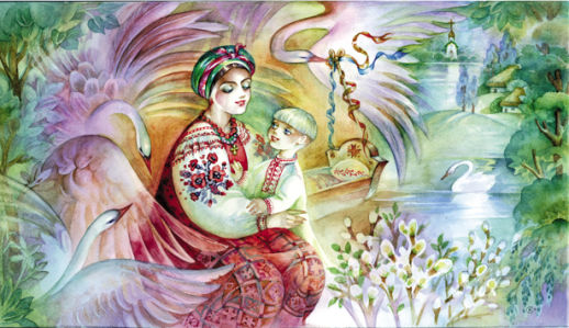 иллюстрация к произведению Василия Симоненко Лебеди материнства (ukraine-0133)