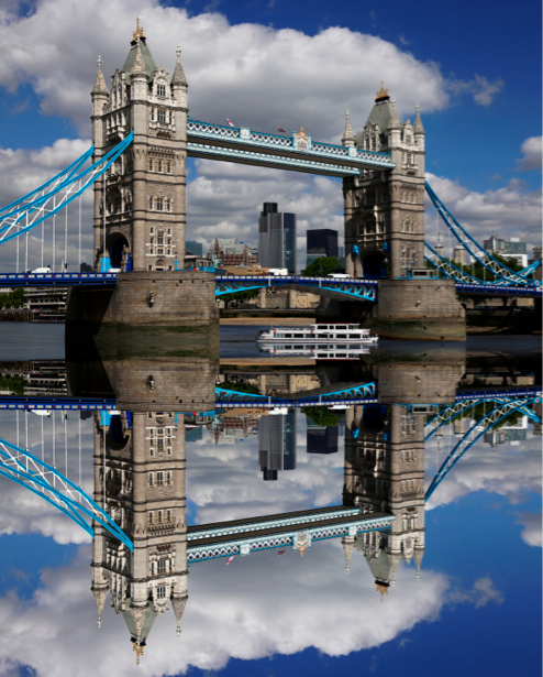 Фотообои Лондон река Темза Тауэрский мост (city-0000153)