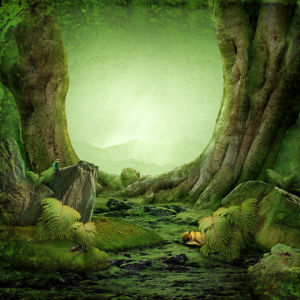 Фотообои сказочный лес (fantasy-0000153)