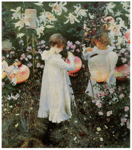 цветы, сад, дети (pf-101)