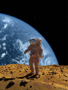 Фотообои космонавт (space-0000064)
