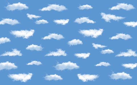 Фотошпалери небо з хмарами (children-0000395)