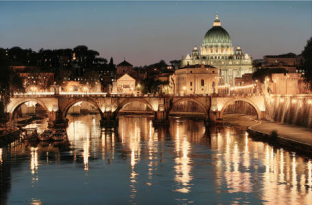 Фотообои Рим Ватикан мост Умберто (city-0000570)