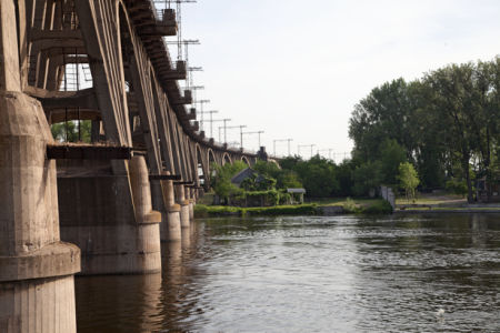 Фотообои мост Днепропетровск Днепр (city-0000853)