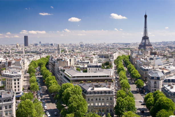 Фотообои Вид на Париж с высоты (city-0001369)
