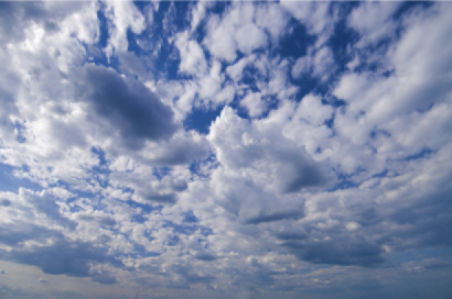 Фотообои панно небо с облаками днём (sky-0000022)