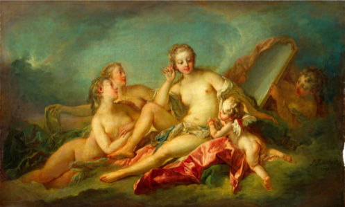 Картина фреска Рождение Венеры (angel-00050)