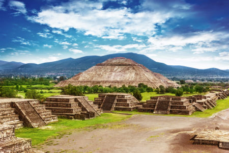 Фотообои мексиканские пирамиды (city-0000990)