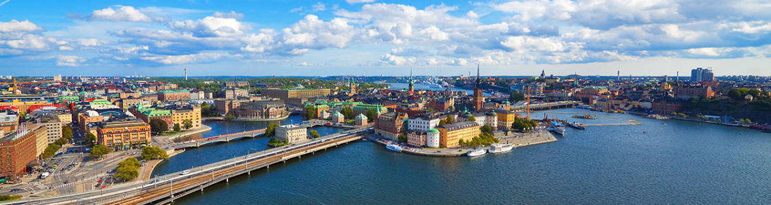 Фотообои Панорама Стокгольма (panorama-73)