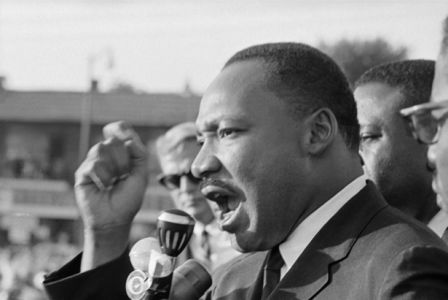 Мартин Лютер Кинг, американский проповедник (retro-vintage-0000340)