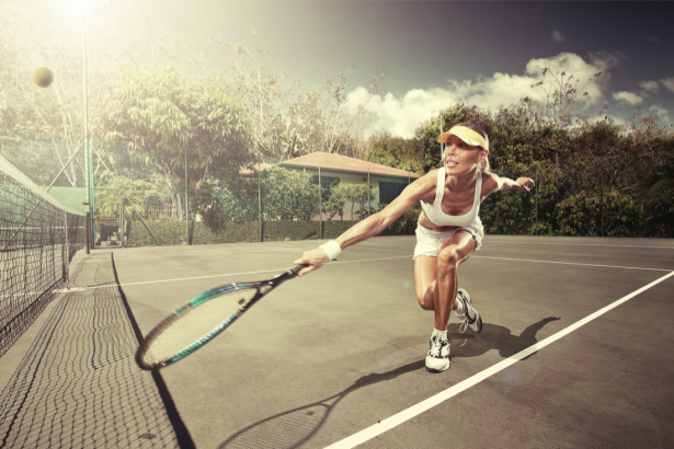 Фотообои женский теннис (sport-0000154)