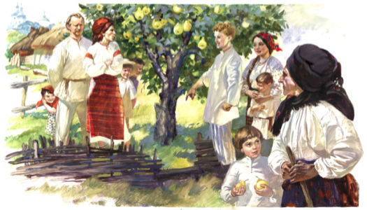 Иллюстрации к произведению И. Нечуй-Левицкого - Кайдашева семья (ukraine-0163)