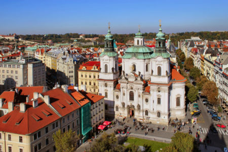 Фотообои Чехия Прага костел (city-0000719)