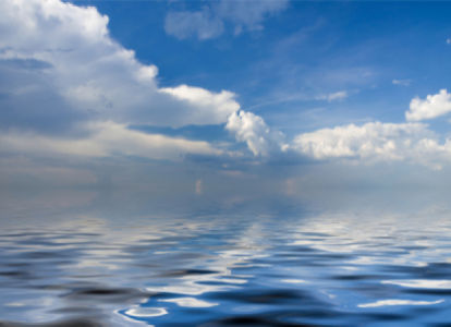 Фотообои небо в отражении воды (sky-0000090)