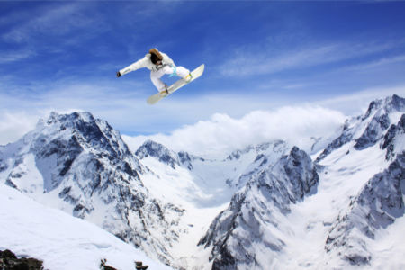 Фотообои сноубординг (sport-0000135)