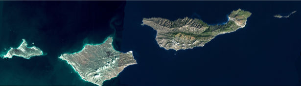 Фотообои NASA острова (terra-00258)
