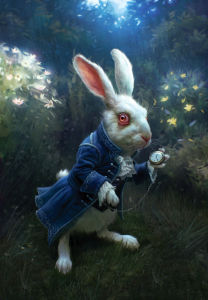 Фотошпалери Білий кролик (child-507)