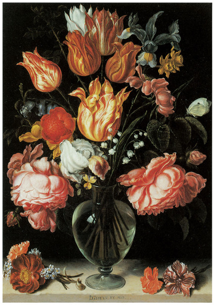 Натюрморт с тюльпанами (pf-50)