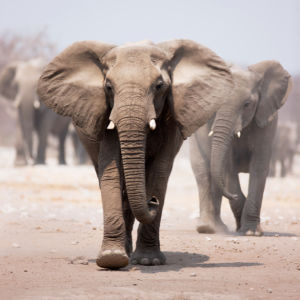 Фотообои слоны в походе (animals-0000227)