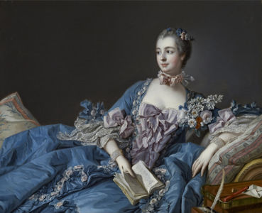 портрет барышни с книгой, Франсуа Буше (art-0000124)