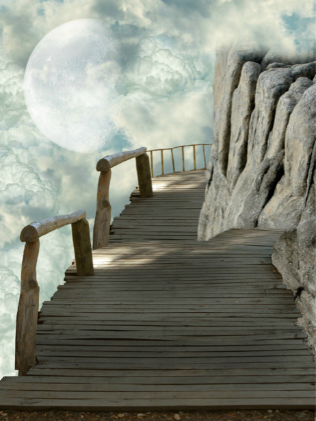 Фотообои лестница в небо (fantasy-0000140)