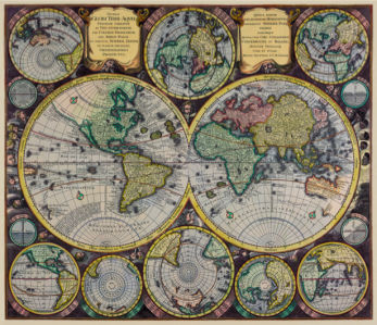 атлас, география, карты, старая карта (map-0000142)