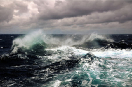Фотообои шторм в океане (sea-0000054)