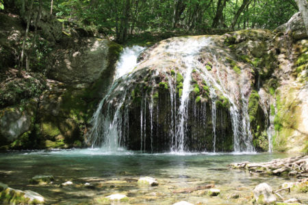 Фотообои водоем водопад (nature-00613)